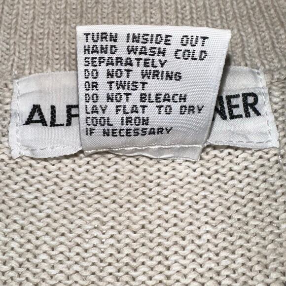 Vintage Alfred Dunner Knit Crochet Floral Collared Short Sleeve Sweater Size L - Picture 4 of 11